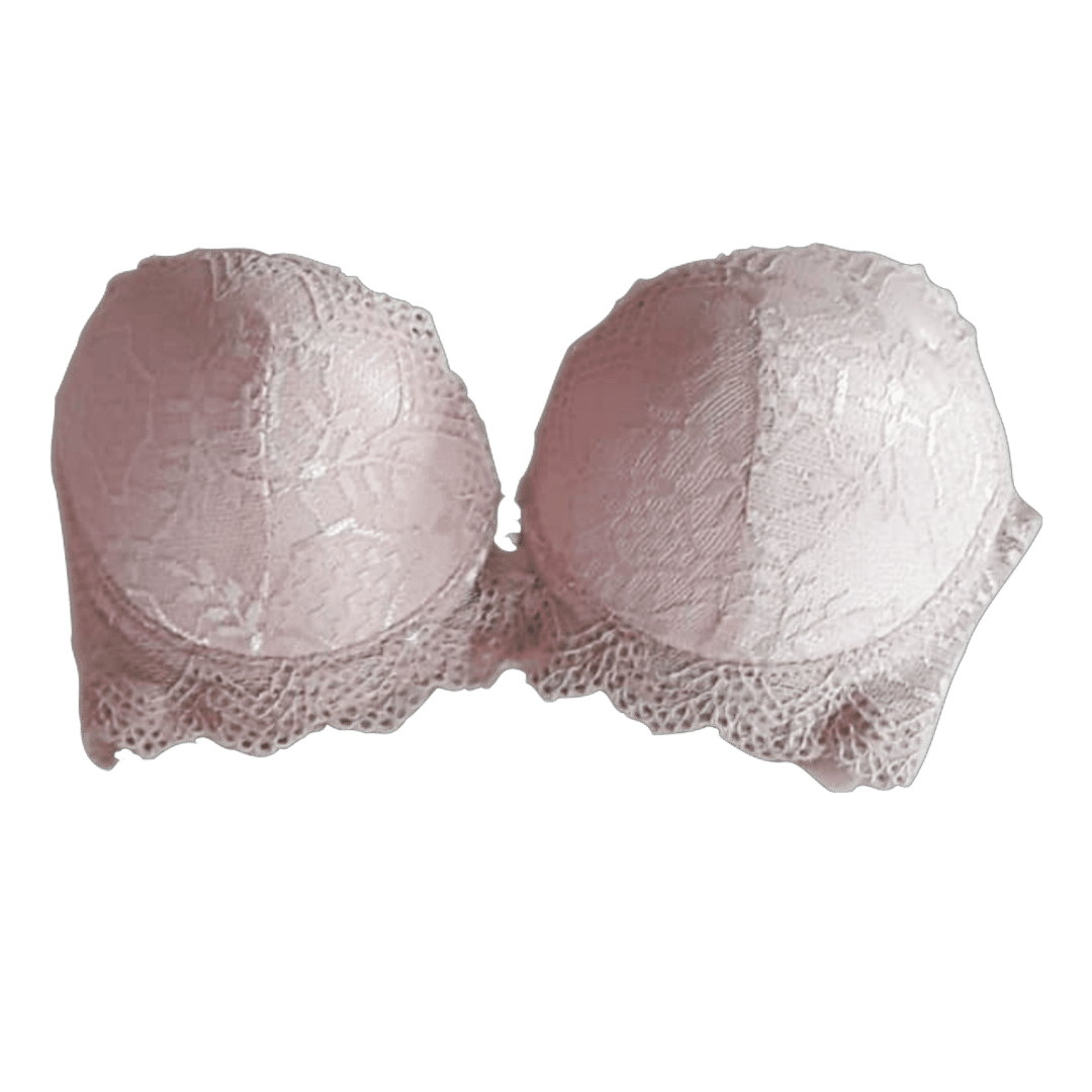 Padded Under Wired Push Up Bra with Net Coverage (Skin)-32B